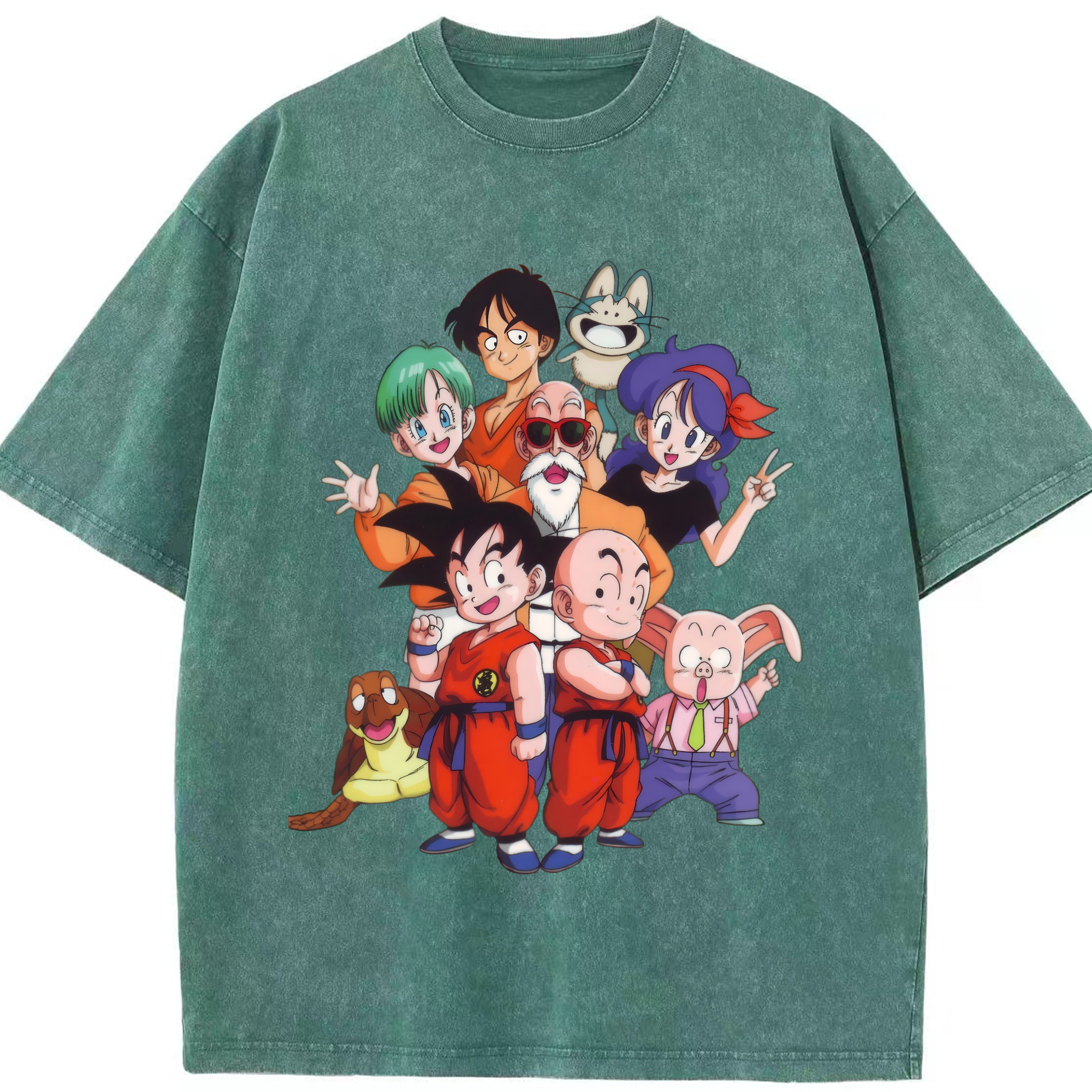 （画像用） ドラゴンボール DRAGON BALL 綿100% ヴィンテージ風 半袖Tシャツ（フロントプリント）